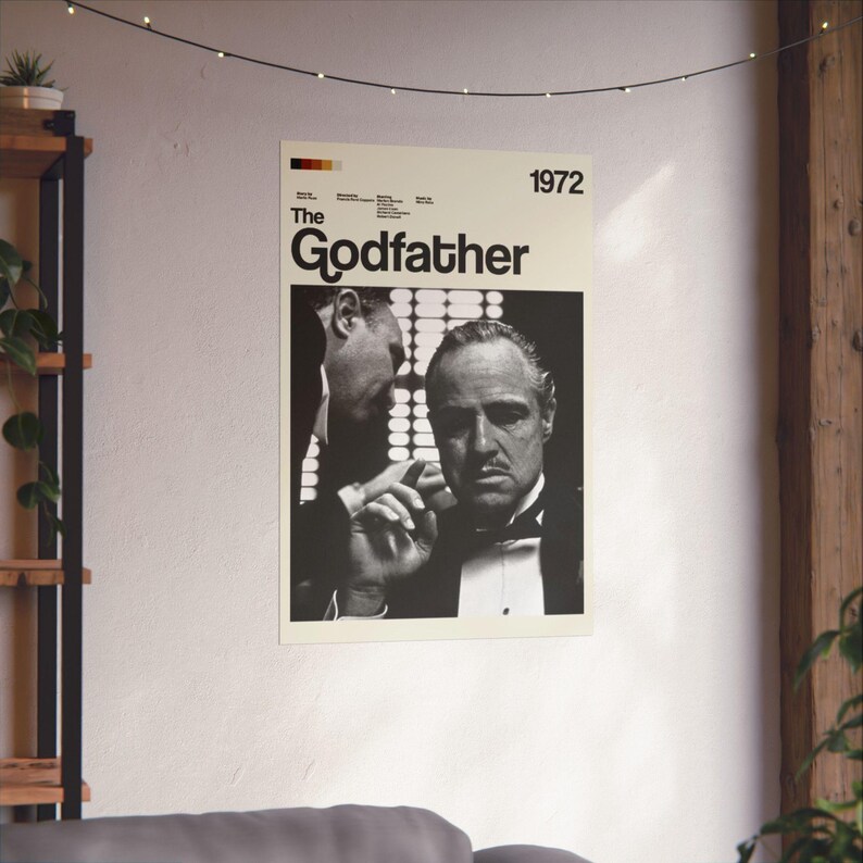 Der Pate Filmposter - Don Corleone, Mafia Film, Kino Deko Bild 10