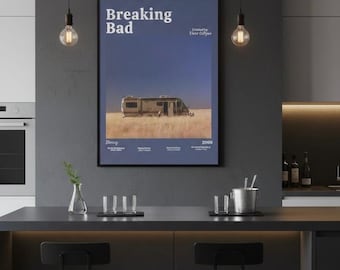 Breaking Bad Poster - Matte Vertikales TV-Serienplakat - 12 '' x 16'' / 18 '' x 24 '' Poster - Walter White Heisenberg Wandkunst