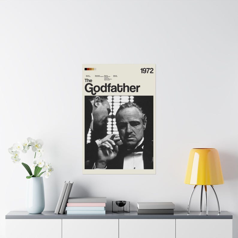 Der Pate Filmposter - Don Corleone, Mafia Film, Kino Deko Bild 13