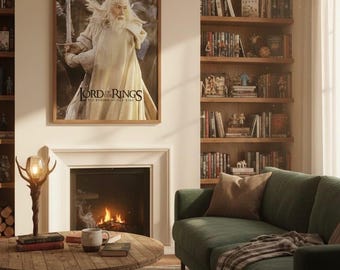 Gandalf 'Rückkehr des Königs' Film Poster | Matt vertikaler Druck