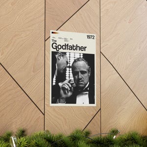Der Pate Filmposter - Don Corleone, Mafia Film, Kino Deko Bild 6