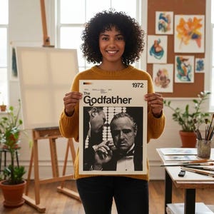 Der Pate Filmposter - Don Corleone, Mafia Film, Kino Deko Bild 4