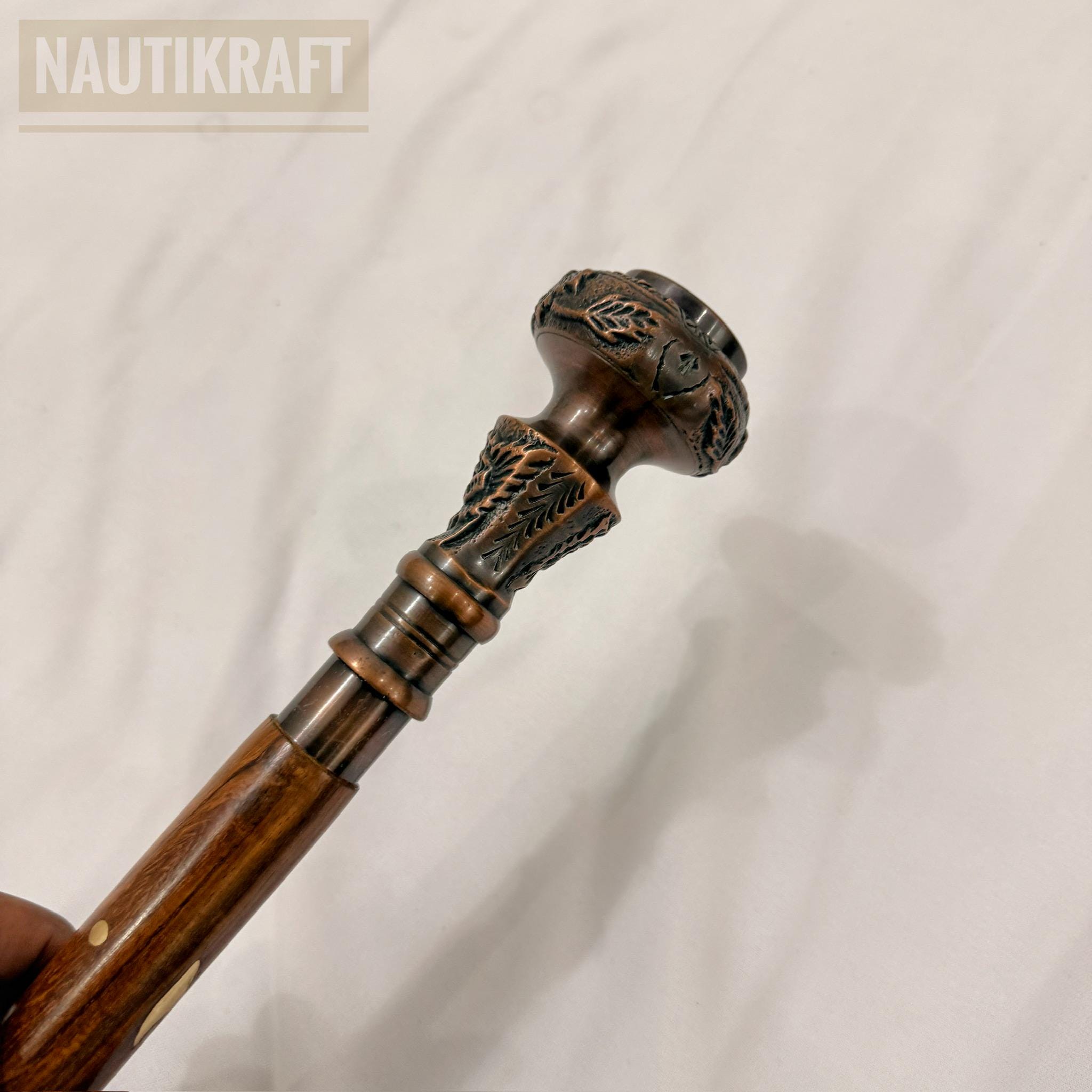 Stylish Walking Cane for Men, Women Treaking Handmade Wooden Stick