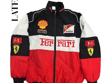 Ferrari F1 Racing Jacket Vintage Motorsport Streetwear Retro Unisex Gift