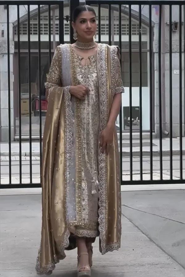 Gold Indian Dress - Etsy