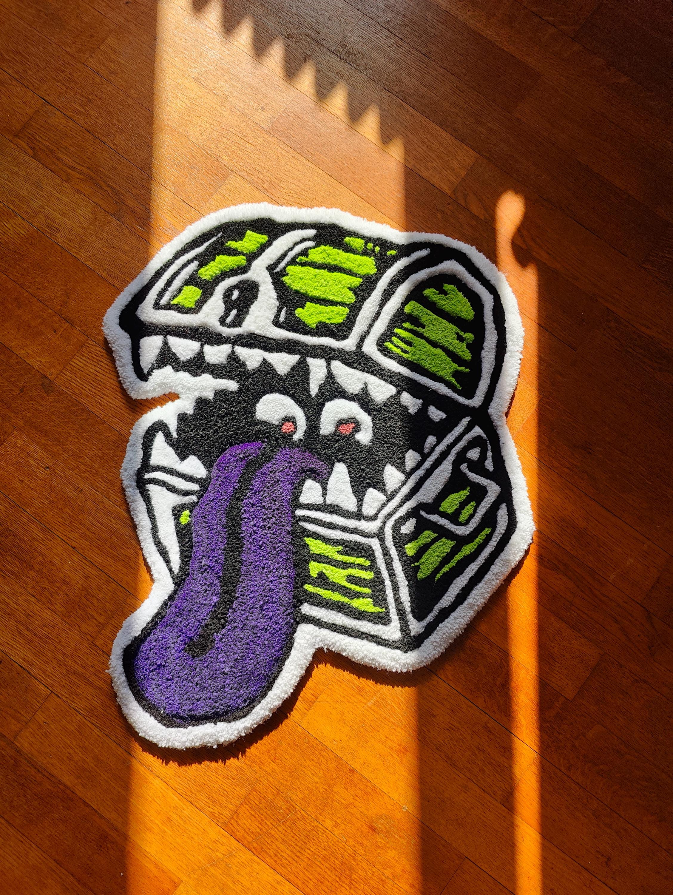 Rpg Rug Dragon Quest Tufted Rug – Gaming Room Decor – Retro RPG Rug – Handmade ...