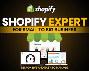 Shopify Expert Service Custom Store Setup & Optimization Responsive Shopify Website E-Commerce Growth Solution