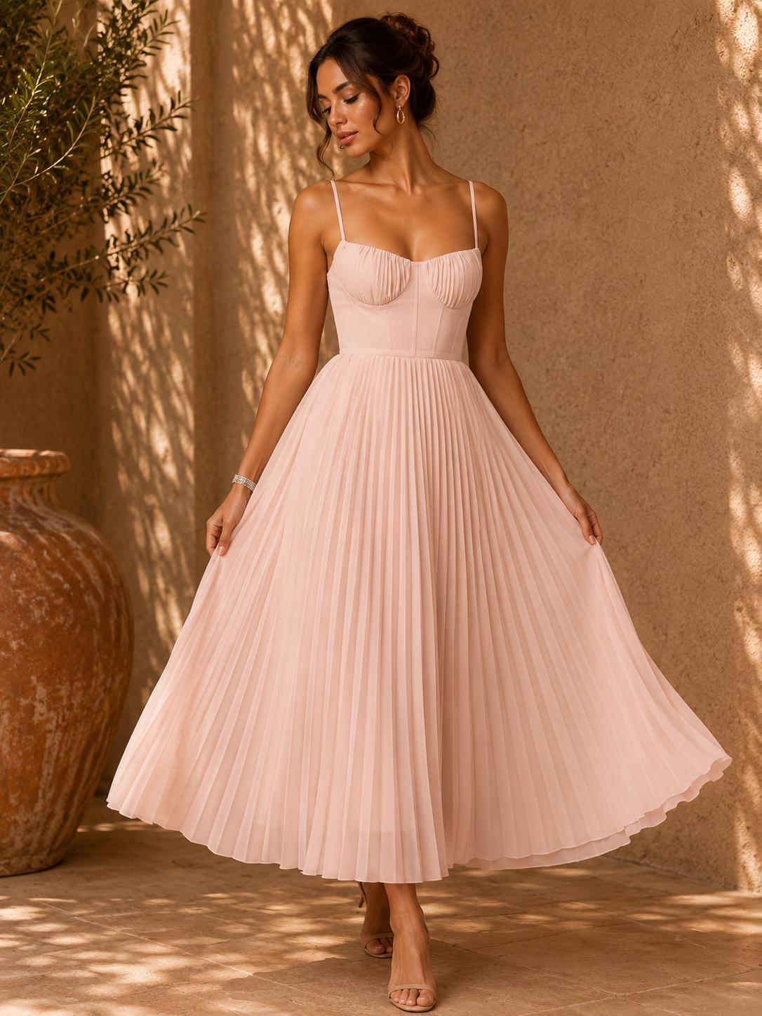 Blush Midi Dress - Etsy Blush Midi Dress - Etsy