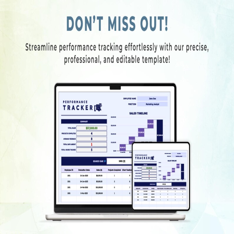 Machine Performance Log Performance Tracker Template | KPI Performance Tracking Sheet ...