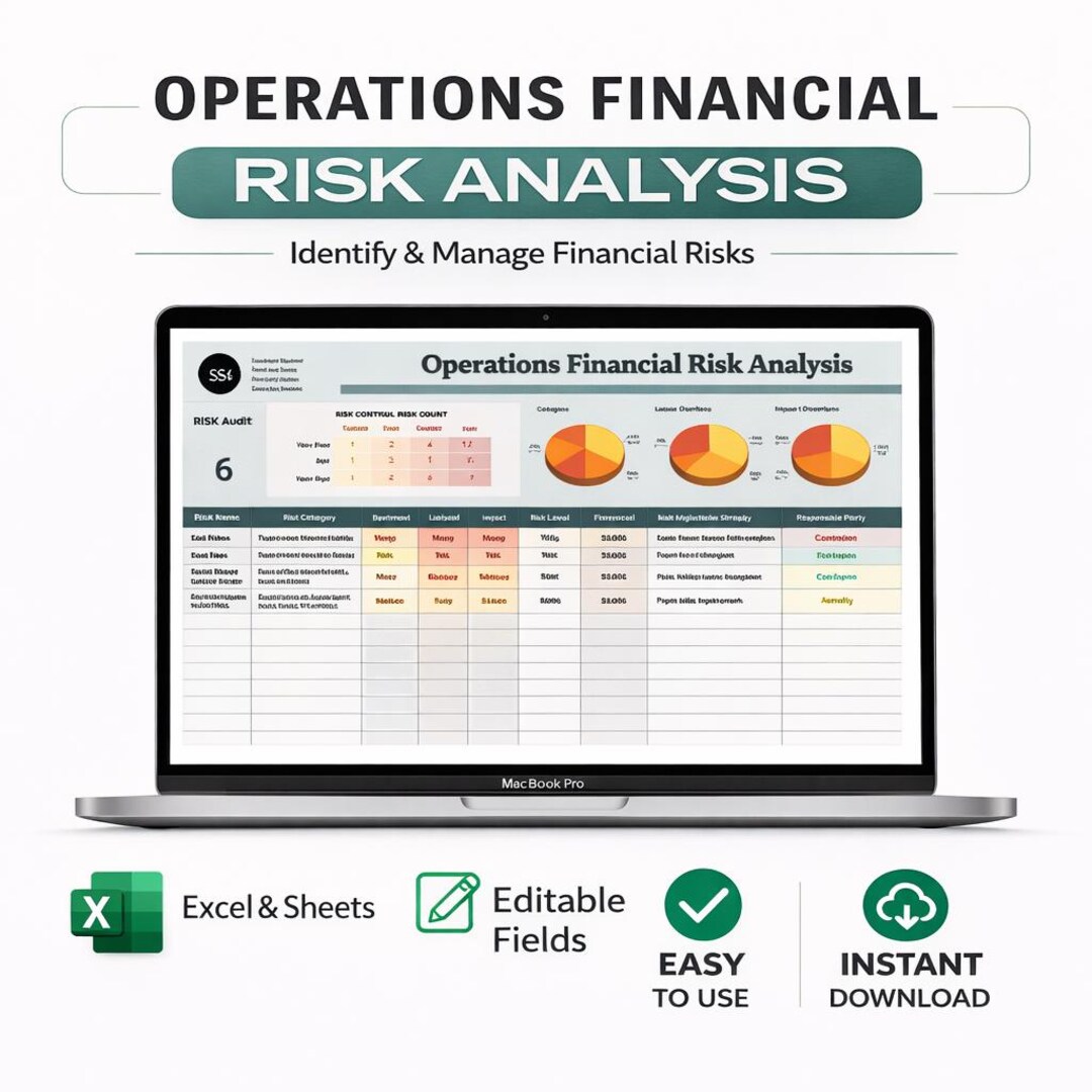 Operations Financial Risk Analysis Template | Financial Risk Assessment ...