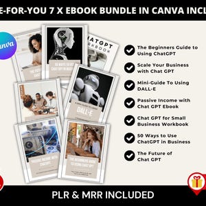 May include: A bundle of seven ebooks with titles including "The Beginners Guide to Using ChatGPT" and "Passive Income with Chat GPT Ebook." The image features a "Hot Deal" and "Extra Bonus" graphic.