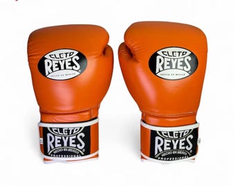 Rękawice bokserskie Cleto Reyes – skóra naturalna, profesjonalne rękawice treningowe i sparingowe, możliwość personalizacji na życzenie