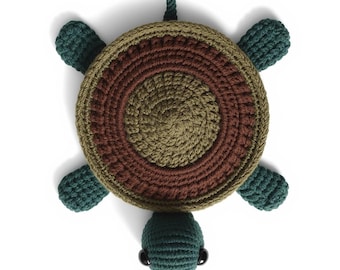 Crochet Turtle Coaster Pattern: Easy Amigurumi PDF | Beginner-Friendly DIY Drink Coasters | Farmhouse Decor & Housewarming Gift