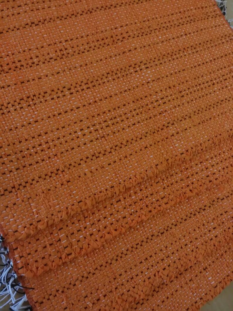 Orange Placemats Handwoven Placemats Table Mat Place Etsy