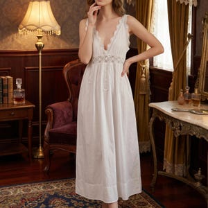 Low Cut Nightgown - Etsy