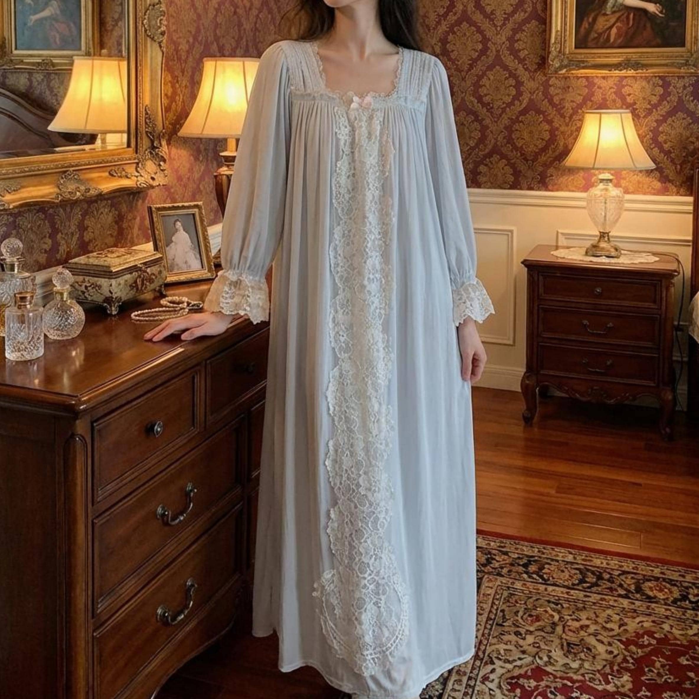 chinese dress ladies Buy Moo Moos House Dress for Women Duster Housecoat Grandma Loungewear  Patio Dress Short Sleeve Night Gown Old Ladies Gowns Sleepwear Butterfly  Pajamas at Amazon.in main image 0
