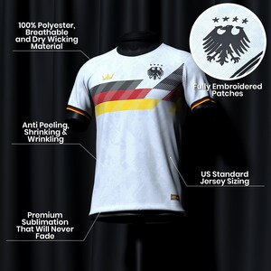 Custom Germany Heritage Custom Football Jersey