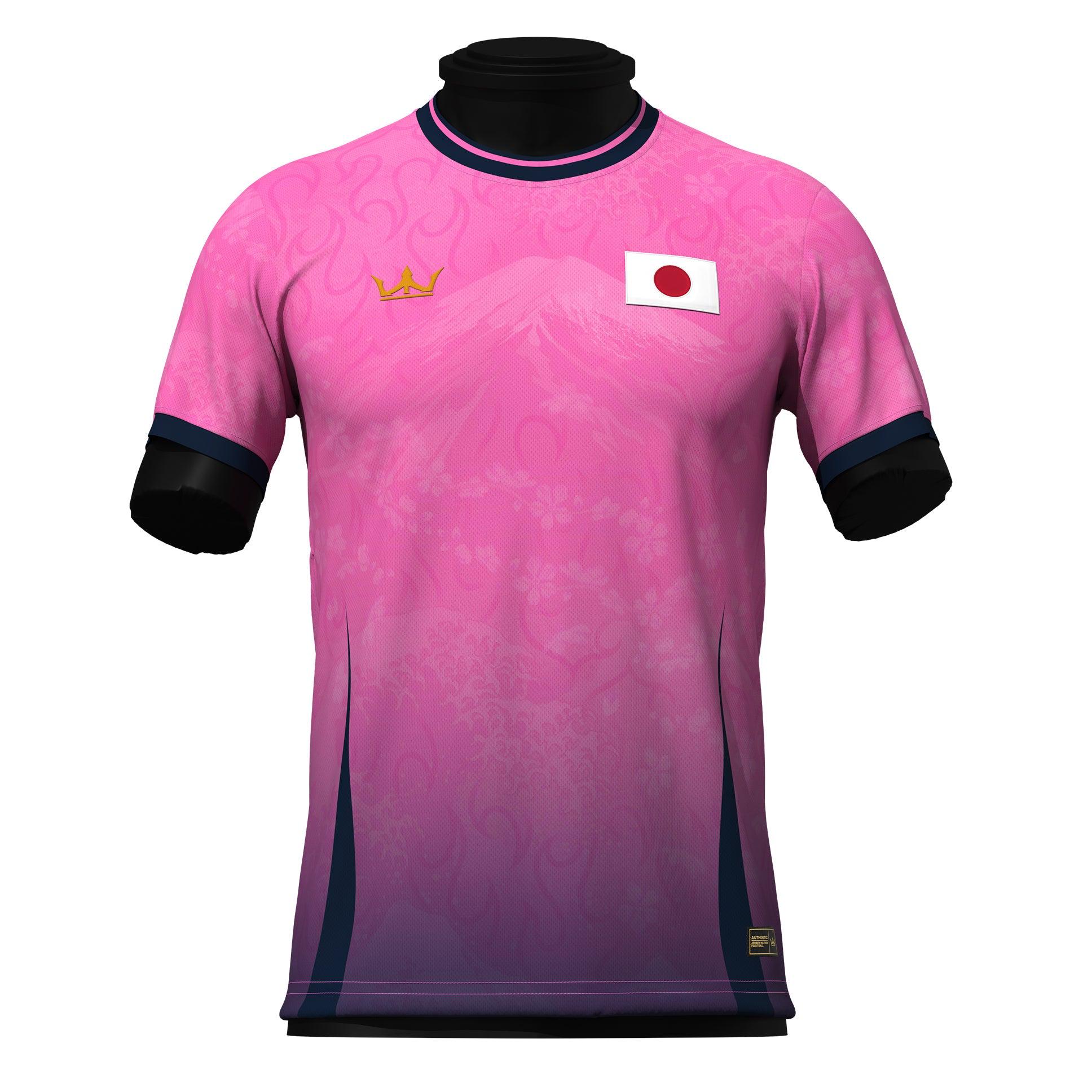 Japan Soccer Jersey Pink - Etsy