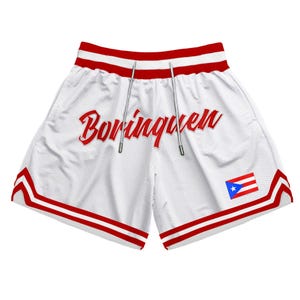 Pantalones cortos de baloncesto "Borinquen" de Puerto Rico – Personalización gratuita, envío gratuito