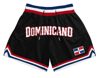 Custom Custom Dominican Republic Heritage Basketball Shorts