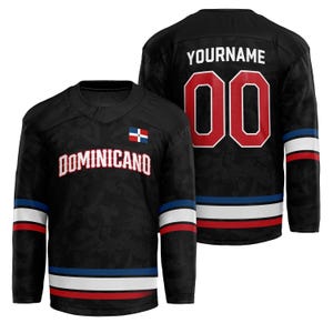 Dominican Republic Heritage Hockey Jersey – Free Personalisation, Free Delivery