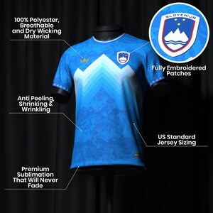 Slovenia Heritage Custom Football Jersey – Free Personalisation, Free Delivery image 6