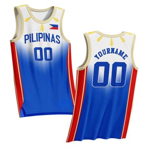 Kundenspezifisches Philippinen 'Luzviminda' Kundenspezifisches Basketballtrikot