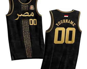 Camisa de basquete personalizada de edição limitada do Egito