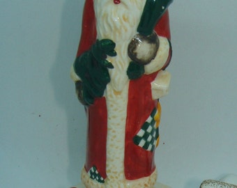 Santa Shaker by Becca Barton Sewing Machine/& Bird Ornaments hand Painted Ornaments