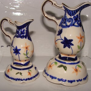 Pitchers &Bowls, Quality Porcelain, Collectible, 3.5&quot; Bowl or  2.25&quot; Bowls