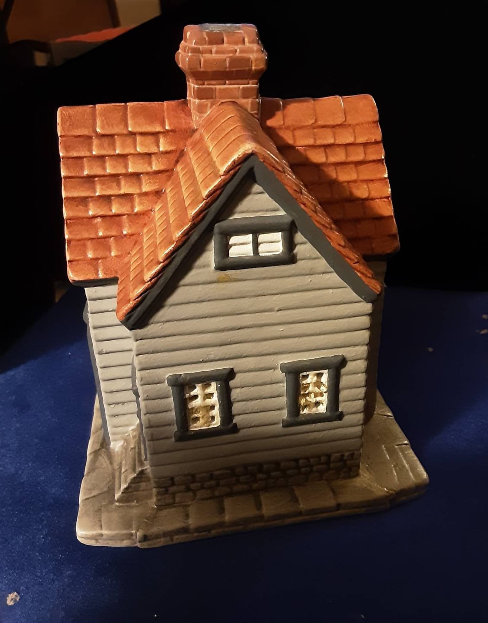 Village HP Vintage Village Houses Handpainted in the Etsy