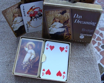 Pianik Bridge Playing Cards, Day Dreaming #2518, Made in Austria
