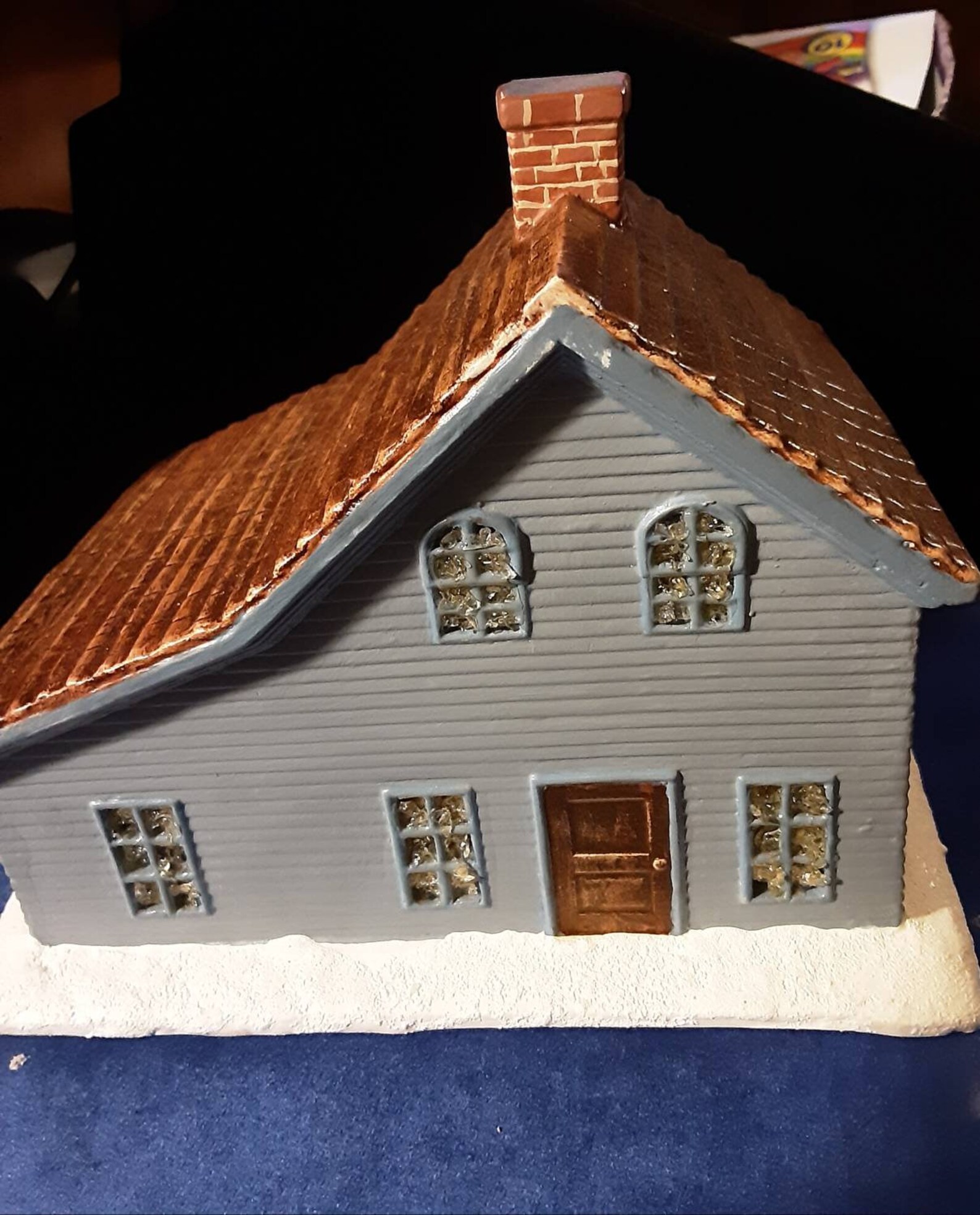 Village HP Vintage Village Houses Handpainted in the Etsy