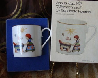 Hummel, Berta, Collectors Mug From 1978, "Afternoon Stroll"