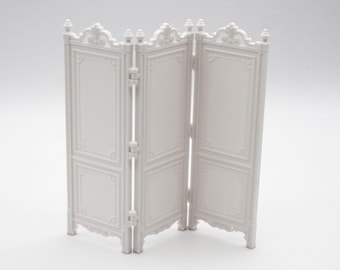 Miniatuur Victoriaanse scheidingswand voor diorama of poppenhuis | 18/01 | 1/12 | 1/10 | Schaalopties 1/9