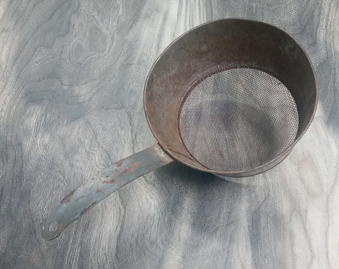 Primitive Flour Sifter Cottage Farmhouse Kitchen Décor Etsy