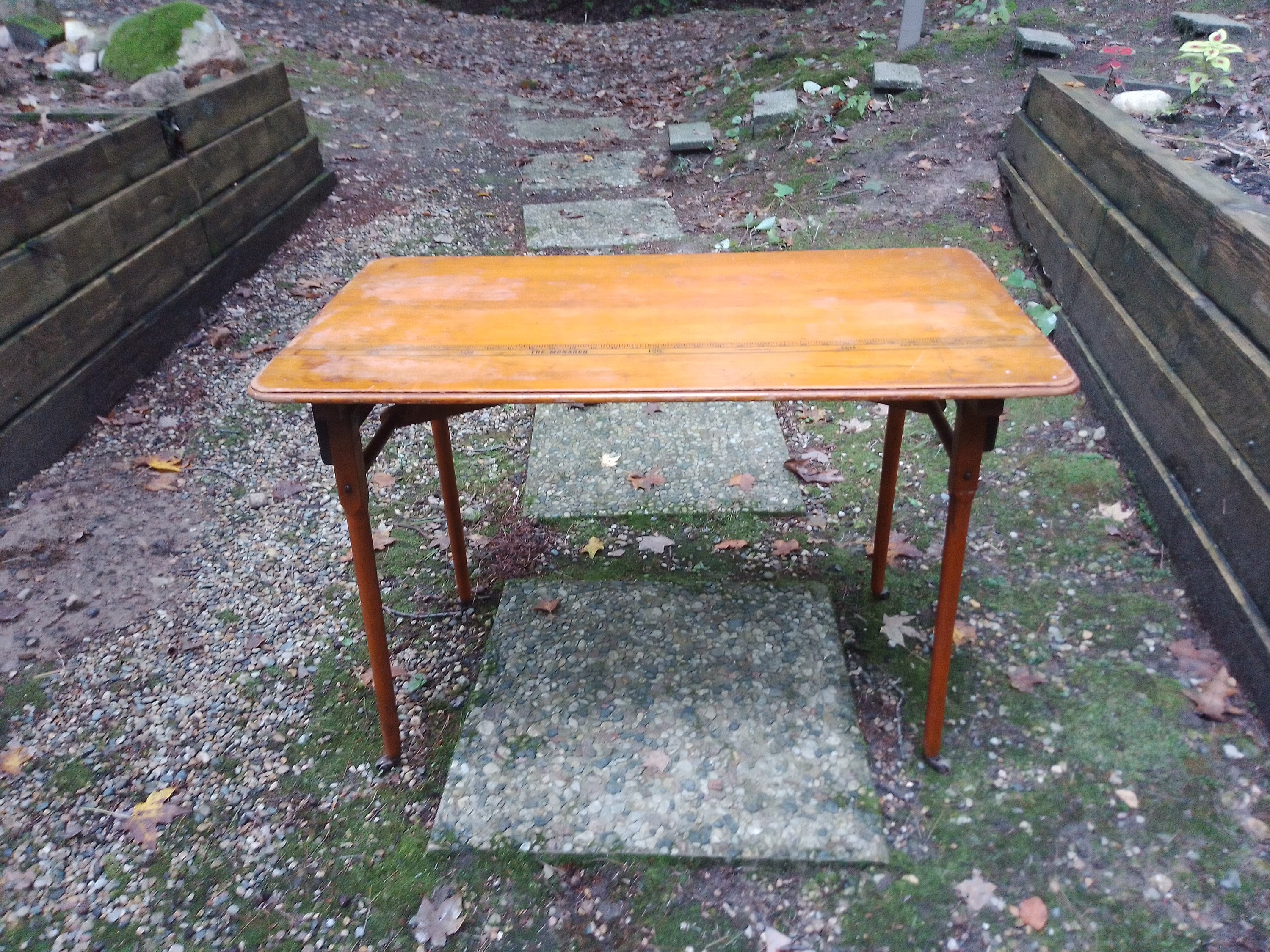 Sold at Auction: Vintage Folding Sewing Table