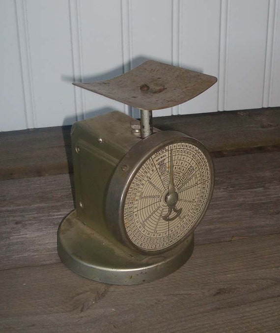 Vintage Pelouze US Postal Scale Etsy