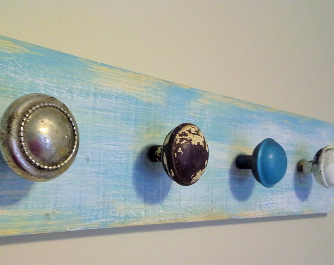 Vintage Door Knobs Coat Rack Etsy