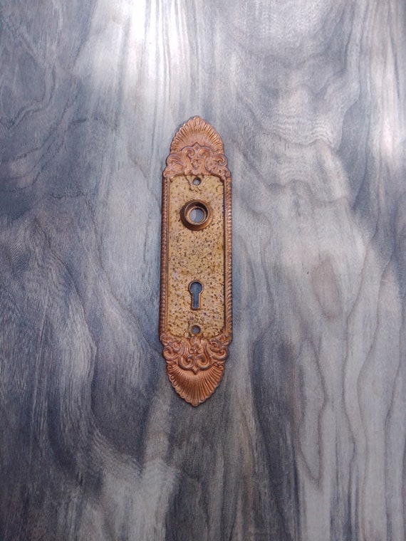 Antique Door Plate Door Strike Plate Ornate Door Plate Etsy