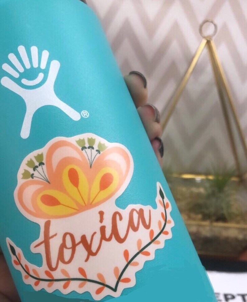 Toxica Sticker Mujer Toxica Regalos Para La Toxica Regalos Etsy