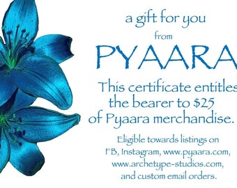 Pyaara Gift Certificate (digital)