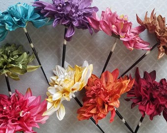 Dahlia Quill Hair Stick - 10 Colors