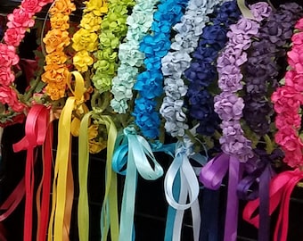 Paper Rose or Daisy Flower Crown - 15+ Colors Available
