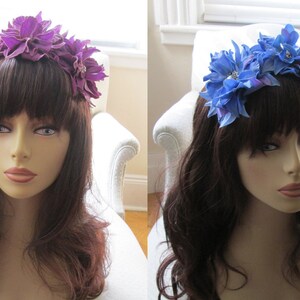 Dahlia Trio Headband 9 Color Choices image 9