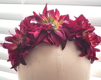 Dahlia Trio Headband - 9 Color Choices!