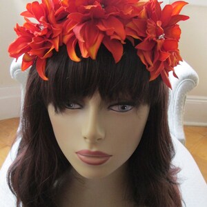 Dahlia Trio Headband 9 Color Choices image 3