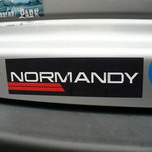 Mass Effect Normandy Bumper Sticker 10" x 3"