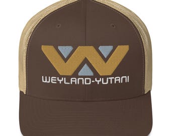Gorra Weyland-Yutani, gorra de camionero con el logotipo bordado de Weyland Yutani, USCSS Nostromo, gorra snapback de la película de ciencia ficción Xenomorph