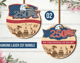 USA 250th Eagle Sign - Laser Cut File For All Lasers